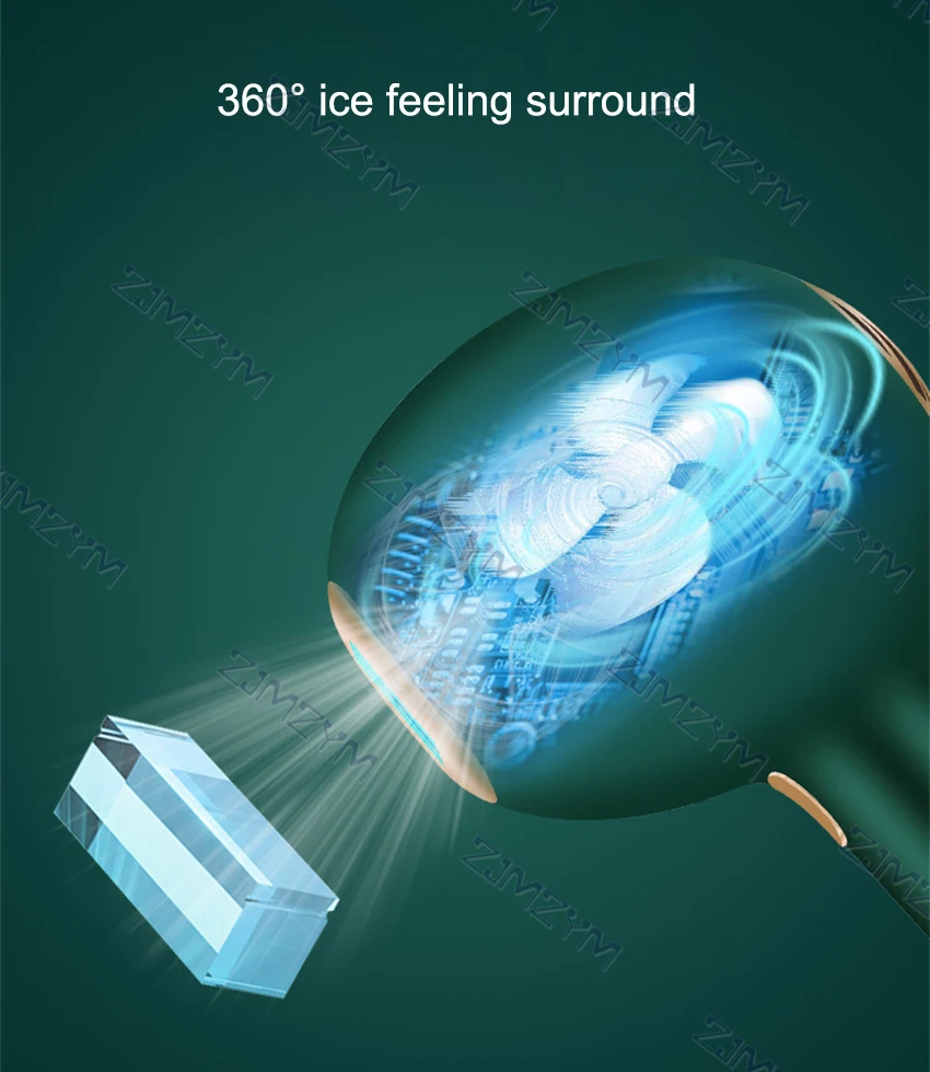 Depiladora láser de zafiro para mujeres, fotodepiladora profesional indolora de hielo, actualización IPL ilimitada, A903