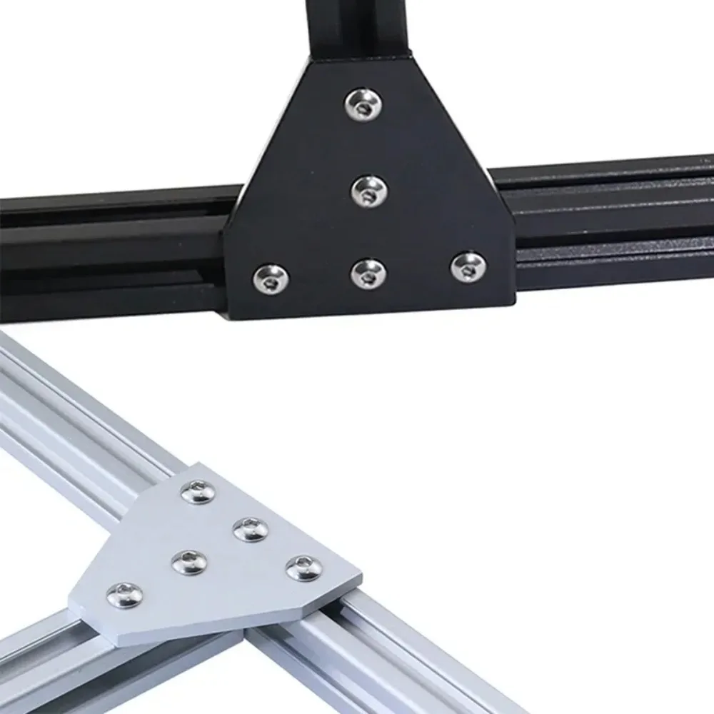 1pcs T/L type 5 Hole Joint Board Plate Corner Angle Bracket Connection Joint Strip for 2020 3030 4040 Aluminum Profile
