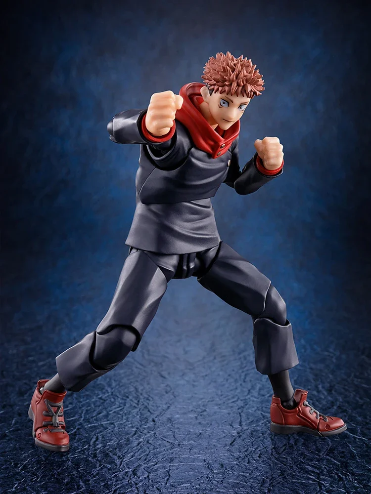 In Voorraad Bandai S.h.f Jujutsukaisen Yuji Itadori Originele Echte Anime Figuur Model T Shf Speelgoed Jongen Actie Figuur Collectie Pop