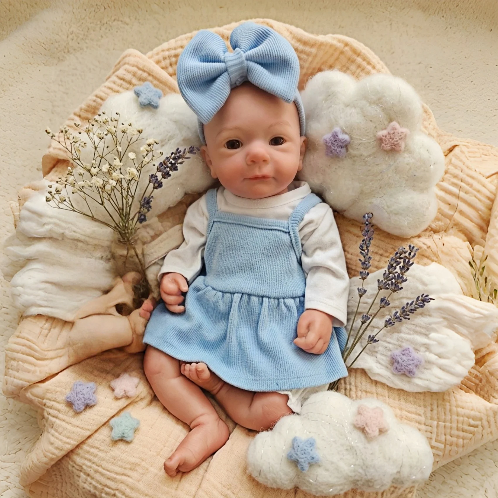 

16 Inch Cute Felicia Silicone Girl Bebe Rebirth реборн Ideal As Birthday Gift Handmade/Lifelike/Posable Doll For Families