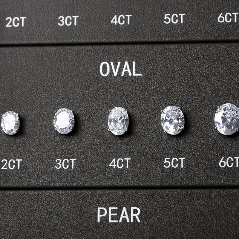 HMJ Jewelry Tools Caliper Diamond Carat Size Shape Customize Comparison Magnetic Ring Gem Base 10 Cuts 0.5-6CT for Jewelry Store
