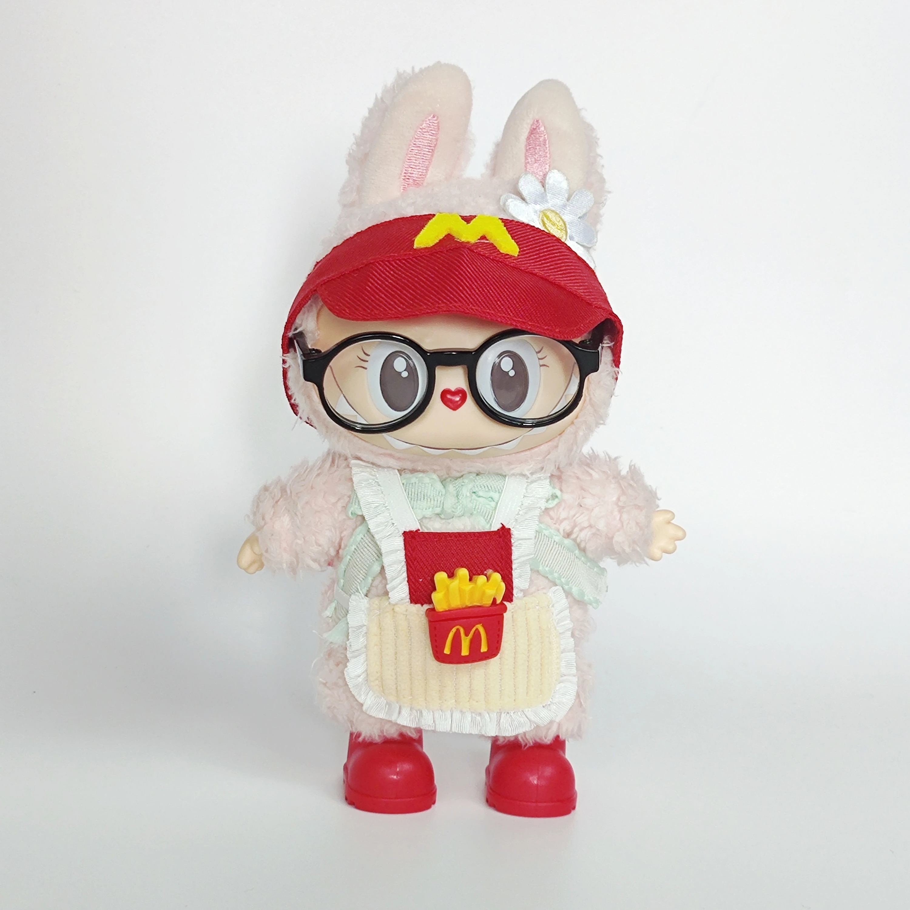 Одежда для кукол Labubu 17 см, толстовки, одежда для кукол, толстовки с капюшоном, аксессуары для кукол, милые украшения, маленькая одежда