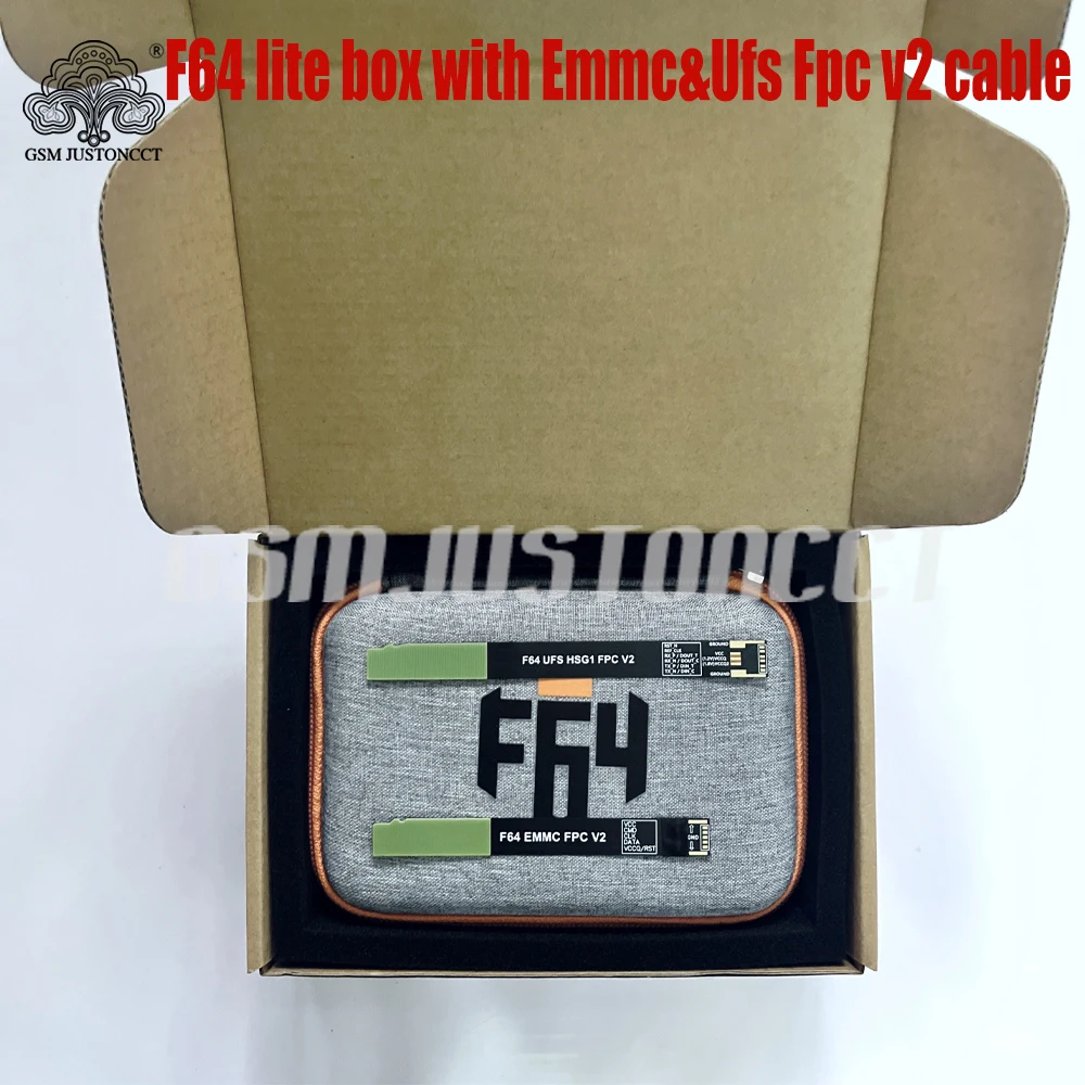 

Original F64 lite box Flash 64 Lite Tool Box with Emmc&Ufs Fpc v2 2 in 1cable