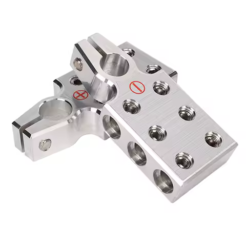 Car Battery Terminal Clamp Positive Negative Audio Modification Battery Top Post Adapter for Caravan Car Motorhome RV Bus