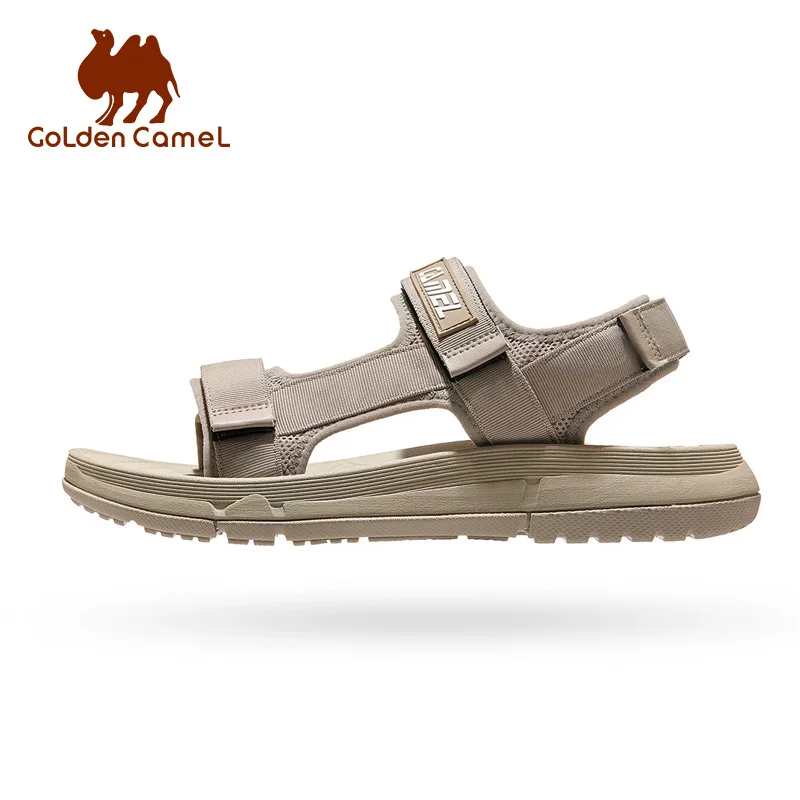 GOLDEN CAMEL Men's Summer Sandals Trend Youth Breathable Casual Beach Sandal Air Cushion Shoes for Men Slippers Non-slip