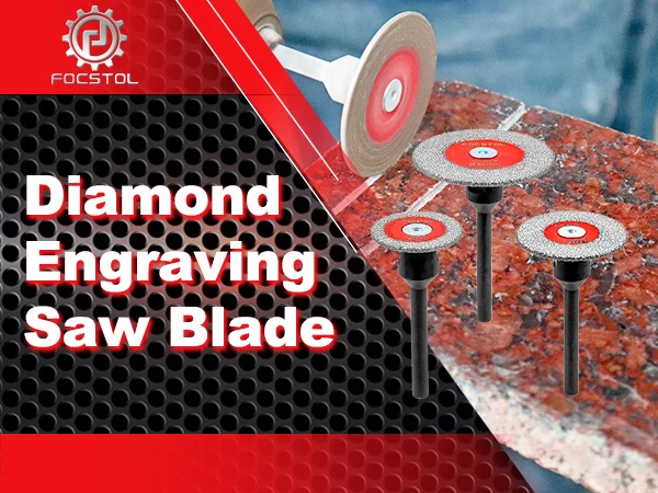 

FOCSTOL Diamond Cutting Disc 30-50mm for Jade Crystal Tile Marble Saw Blade Brazed Glass Engraving Glass Mini Saw Blade