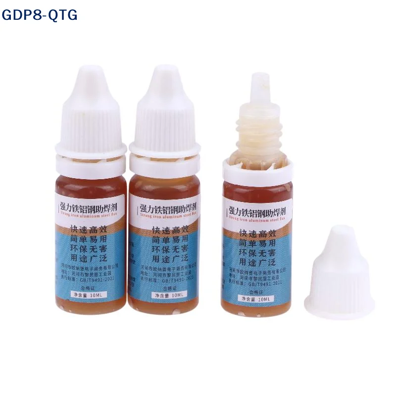 

Горячая новинка! 1 шт. Жидкий алюминиевый флюс для пайки электроники, медный, 10 мл, безводный, для пайки аккумуляторов 18650