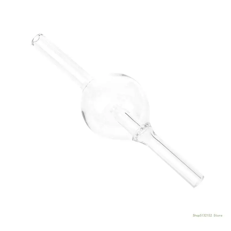 QX2E Glass CO2 Diffuser Transparent CO2 Bubble Counter for Fish Tanks Planted Tanks Aquarium Accessory