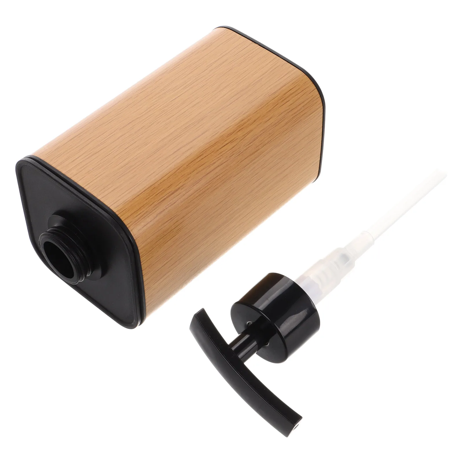 

Wood Grain Lotion Bottle Pump Dispenser Plastic Liquid Soap Bathroom Travel Kitchen Hand Refillable Shampoo Accessories
