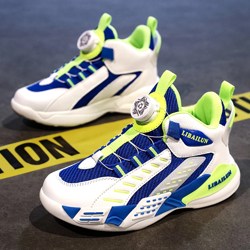 2025 Boys Basketball Shoes, Spring New Kids Sneakers, Breathable Sports Shoes  Big and Little Boys Lightweight Athletic Footwear