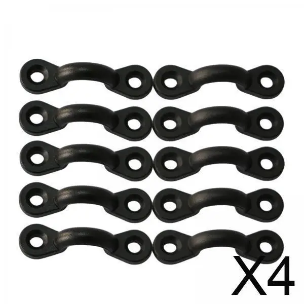 

Kayak Pad Tie Down Loops Rigging Kit Deck Eye Pad Kayak Parts for Marine Boat Accessories Fishing Canoe