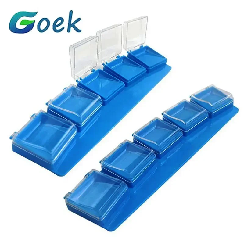 

2 шт./компл., стоматологическая увлажняющая пластиковая пластина, фарфоровая пудра, глазурованная пластина, стоматологический материал для стоматолога, керамические инструменты, лаборатория