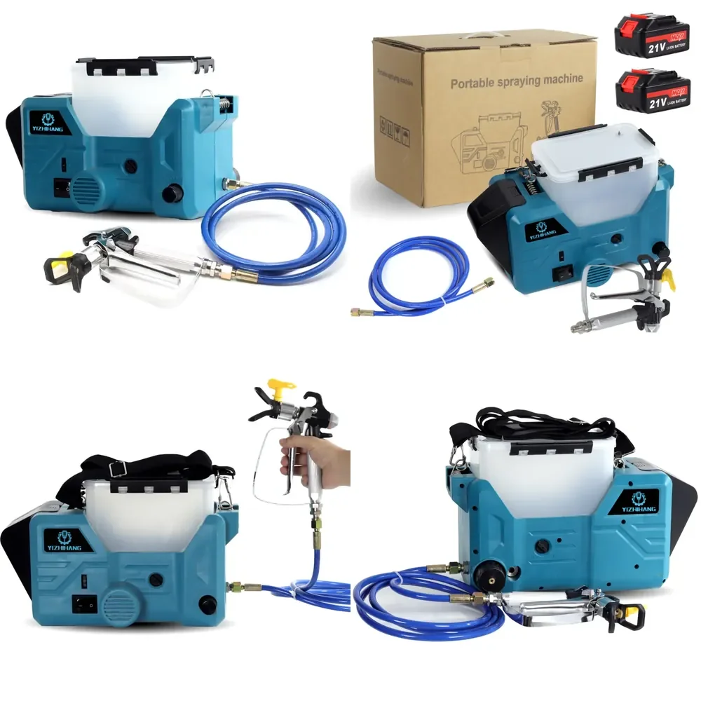 Lightweight Single-battery Cordless Airless Paint Sprayer for Backpacks