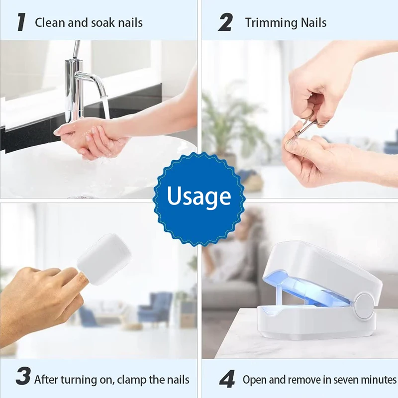 Urządzenie laserowe do usuwania onycholizy, leczenia grzybicy paznokci u rąk i nóg, czyszczenia i naprawy grubych paznokci.