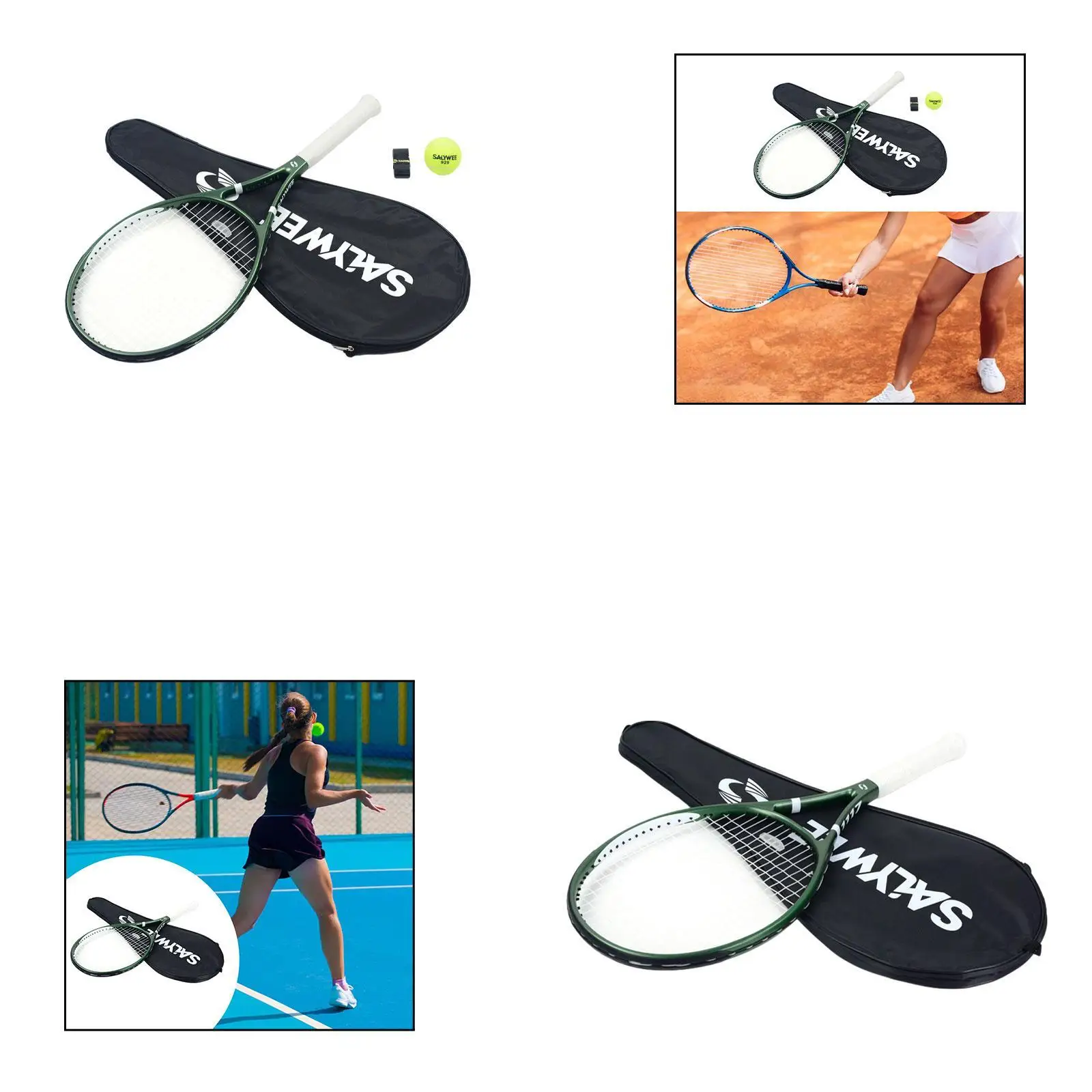 

Tennis Racket Tennis Racquet for Men Women Comfortable Nonslip Grip with Bag