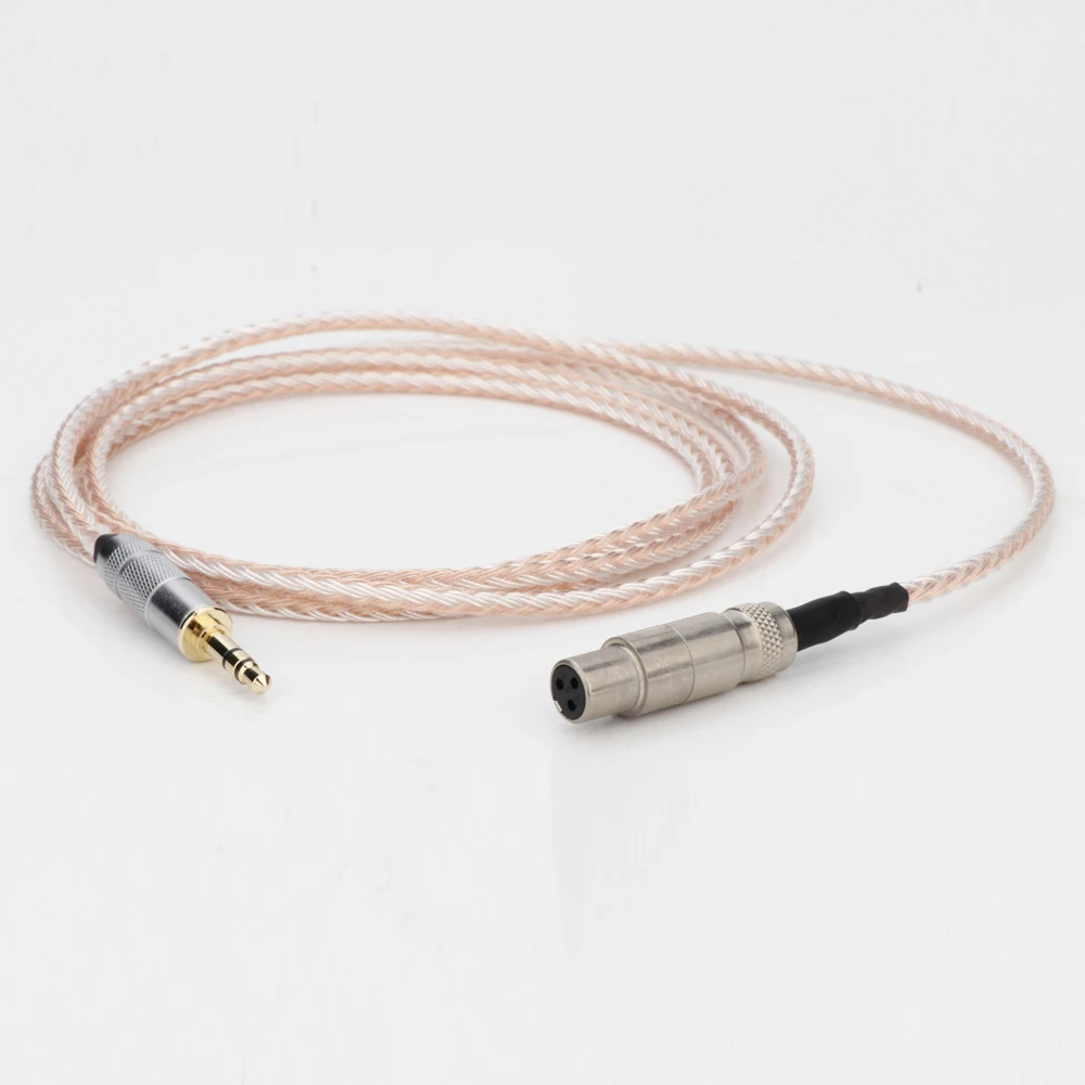 High Quality 16 Core Audio Headphone Extender Line, Mini XLR to 3.5mm Stereo Plug for Q701 K702 K712 K7XX K241S MK2 K240K245