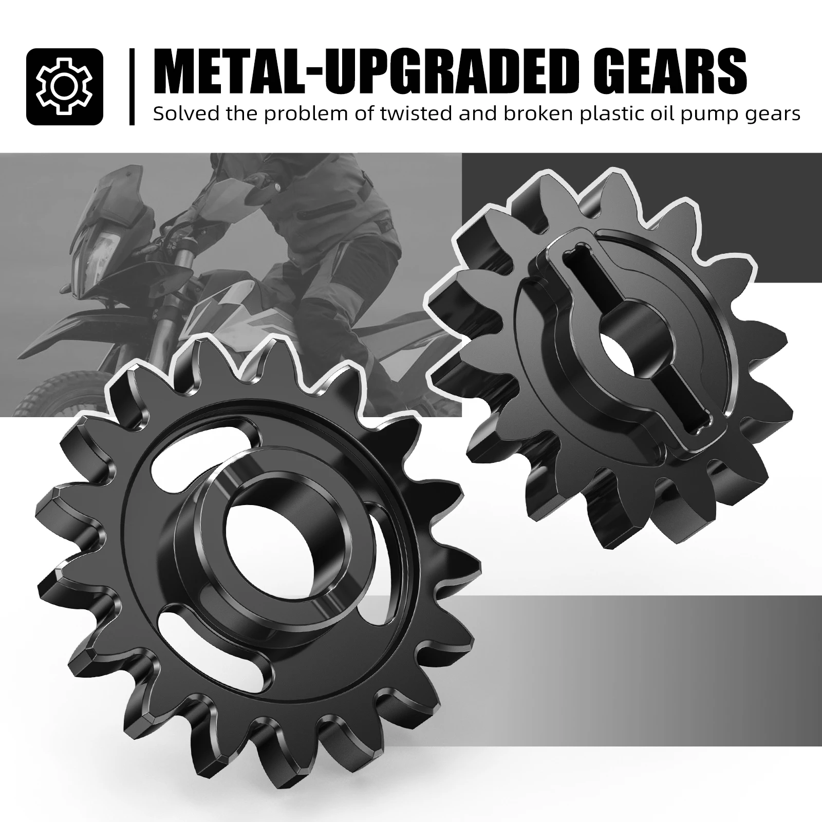 For KTM EXC-F 250 Six Days XCF-W 250 2008-2016 350 EXCF XCFW 6D 2014-2016 XCF SX-F 250 350 2011-2015 FREERIDE Oil Pump Gear Kit - Image 6