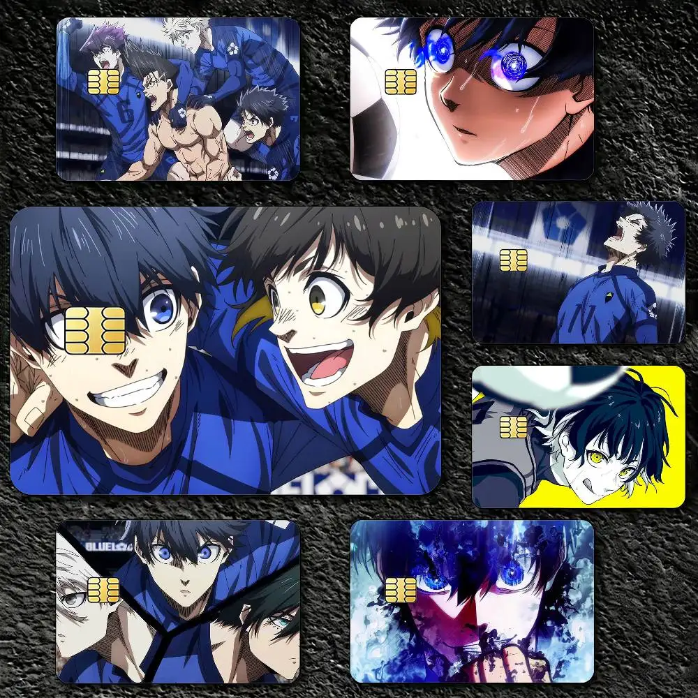 

Anime Trent B-Blue L-Lock Sticker Decoration Creative Bank Card Bus Metro Waterproof Sticker