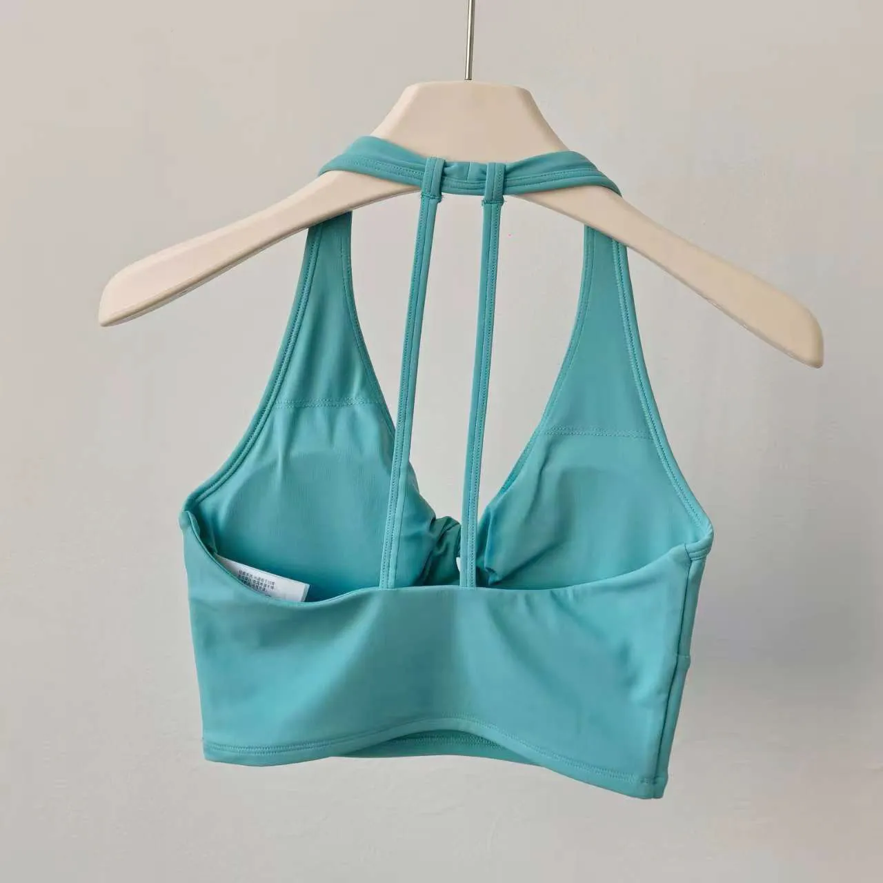 Women's Longline Strappy Sports Yoga Bra Vest Fitness Tank Top Open Back Gym Running Workout Halter Beautiful Sports Bra view 5