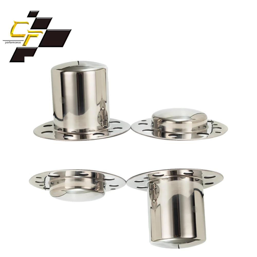 

CFPerformance 2/4 шт. 4,90-дюймовая центральная крышка ступицы из нержавеющей стали для грузовика, внедорожника, обода колеса RV, нажимные центральные колпачки 4,90