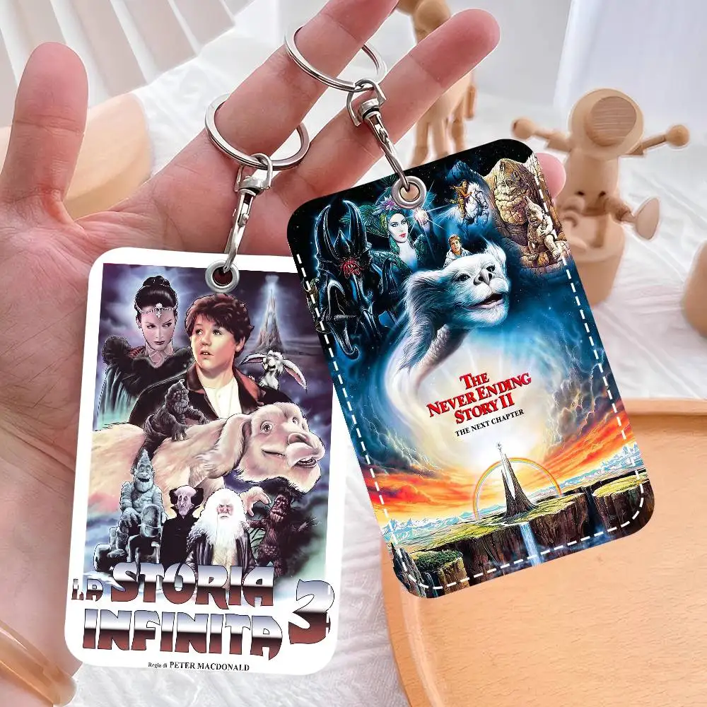 

Кожаный чехол для карт Neverending Story Movie, модный кожаный чехол для карт, прочный держатель для кредитных и транспортных карт