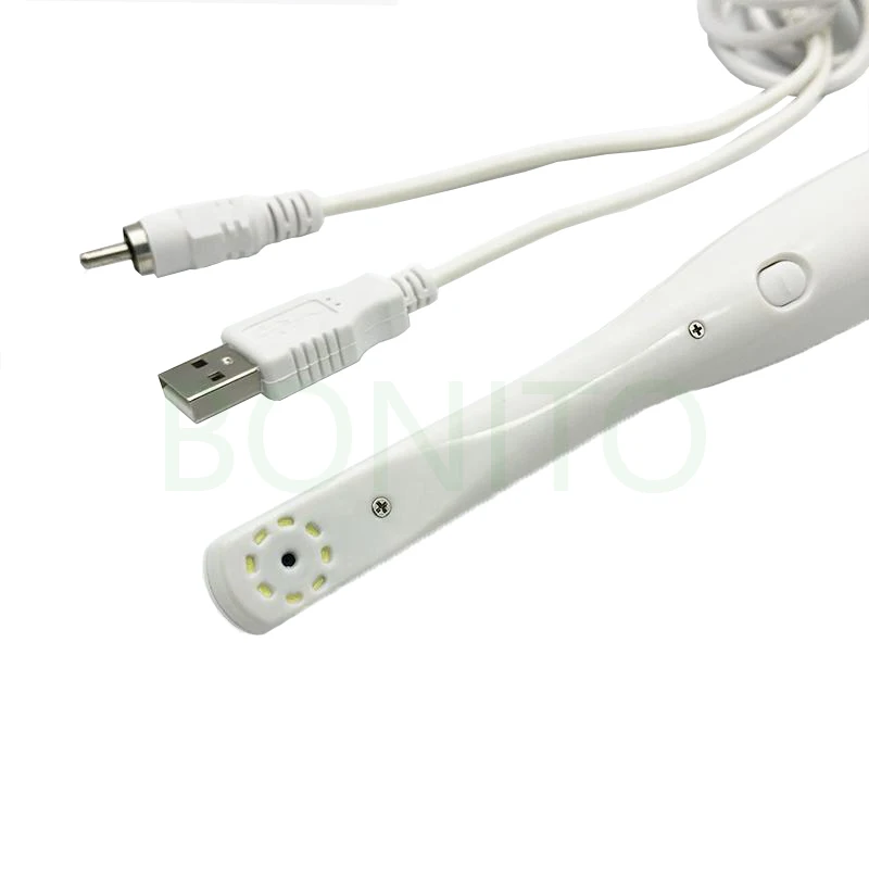 Cámara Intraoral Dental con cable, 8 led, tarjeta de memoria Sd/tf de 8gb, Tv / Av