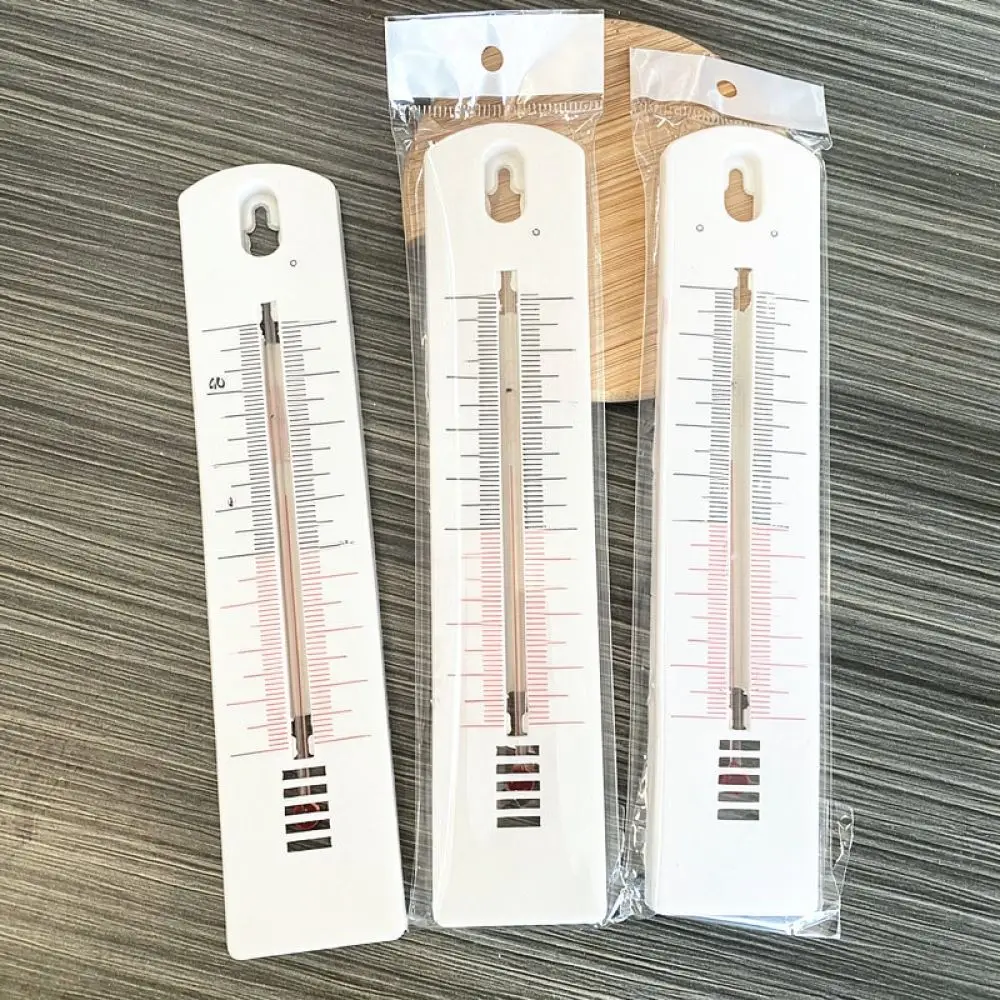 Glass Tube Red Fluid Indoor Industrial Laboratory Temperature Reading Gauge Hanging Practical Measuring Tool