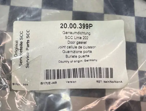 

Rational 20.00.399P , 2000399P, Door Gasket, Lot Of 2, ShipSameDay