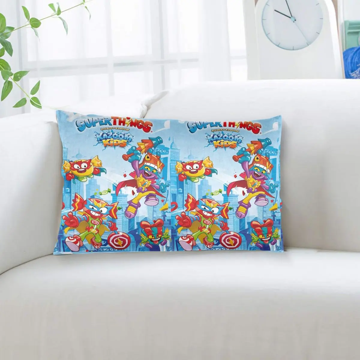 Superthings Kazoom Power Rectangle Pillowcase Cushion Cover Decor Bedroom Bed Home Comfort Throw Pillow - view 2