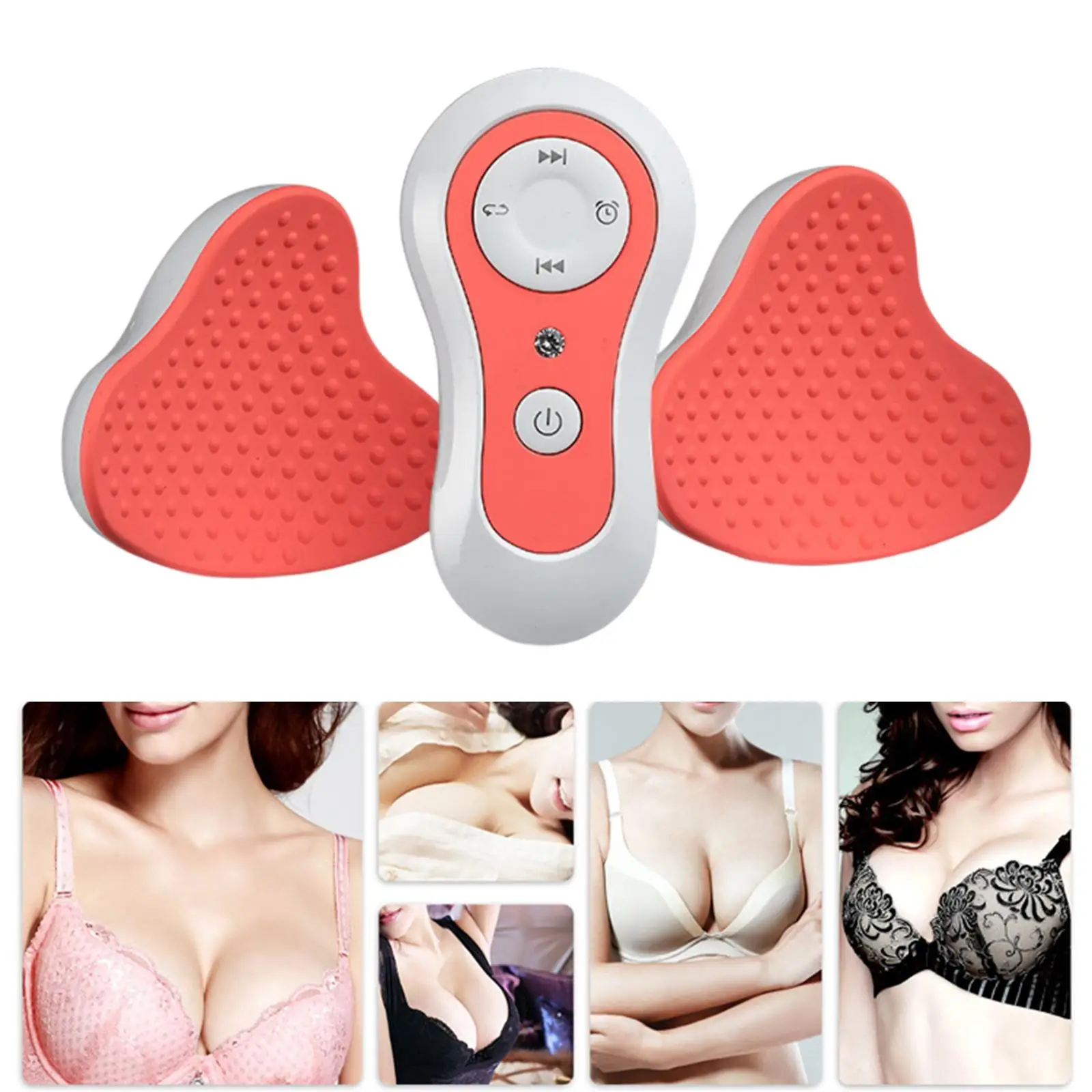 Electric Breast Massager Simulation Massage Tool Low Noise for