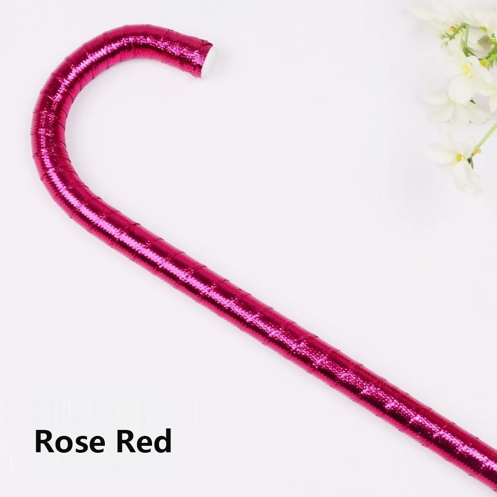 60cm Adult Children's Laser Dance Cane Diameter 1.6cm Jazz Dance Props Belly Dance Performance Stick 10 Colors