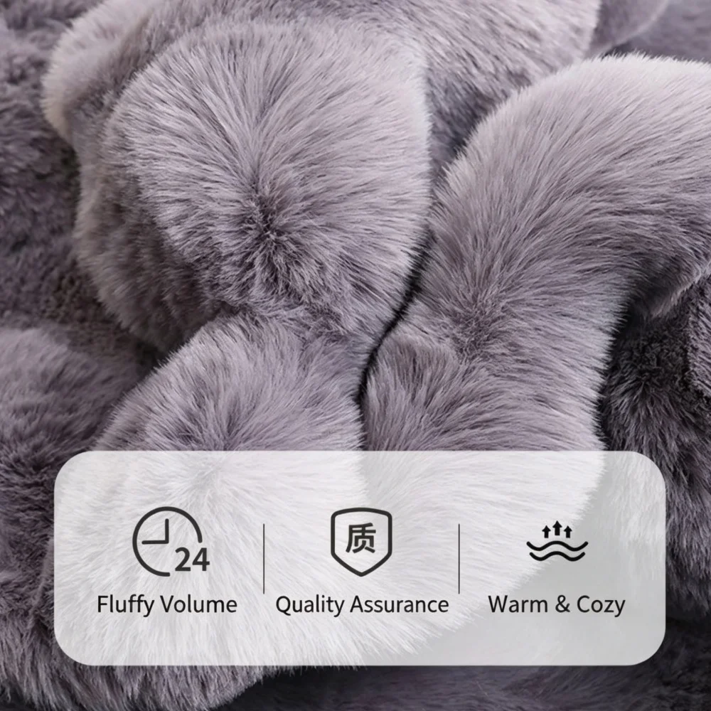 Universelle Haustier-Schlafmatte für alle Jahreszeiten, warme Schlafmatte für Hunde und Katzen im Herbst und Winter, dicke Plüsch-Bubble-Schlafmatte – Detail 2