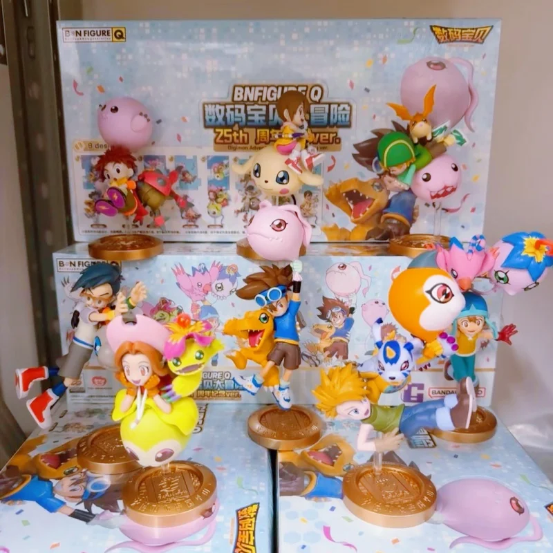 ฟิกเกอร์ของแท้จาก Bandai ซีรีส์ Digimon Adventure Balloon - กล่องสุ่มฉลองครบรอบ 25 ปี ยากามิ ไทจิ ของสะสมอนิเมะ ของเล่นโมเดล ของขวัญ