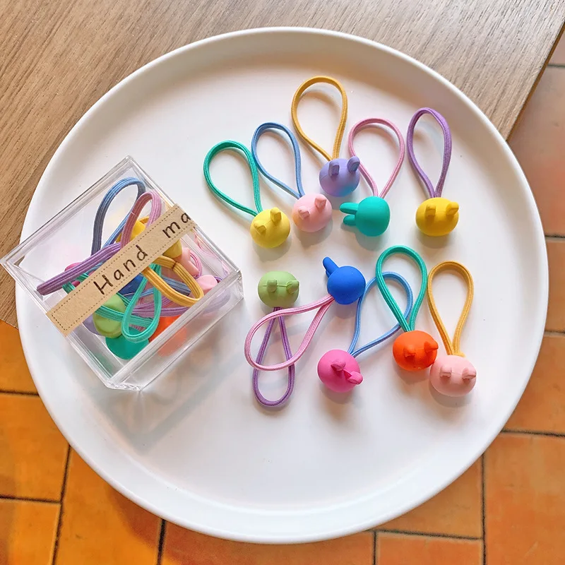 10 Stück Baby-Haargummis – keine Haarschäden, hochelastische Haarseile, Haarbänder für Kinder, Haarschmuck für Mädchen – Detail 4