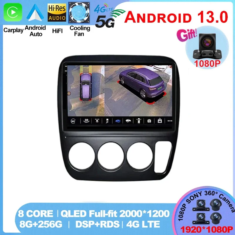 

For Honda CRV CR-V 1997 - 2001 8G 128G Car Radio Android Carplay 2 Din Multimedia Screen Stereo Autoradio GPS Navigation Wifi 4G