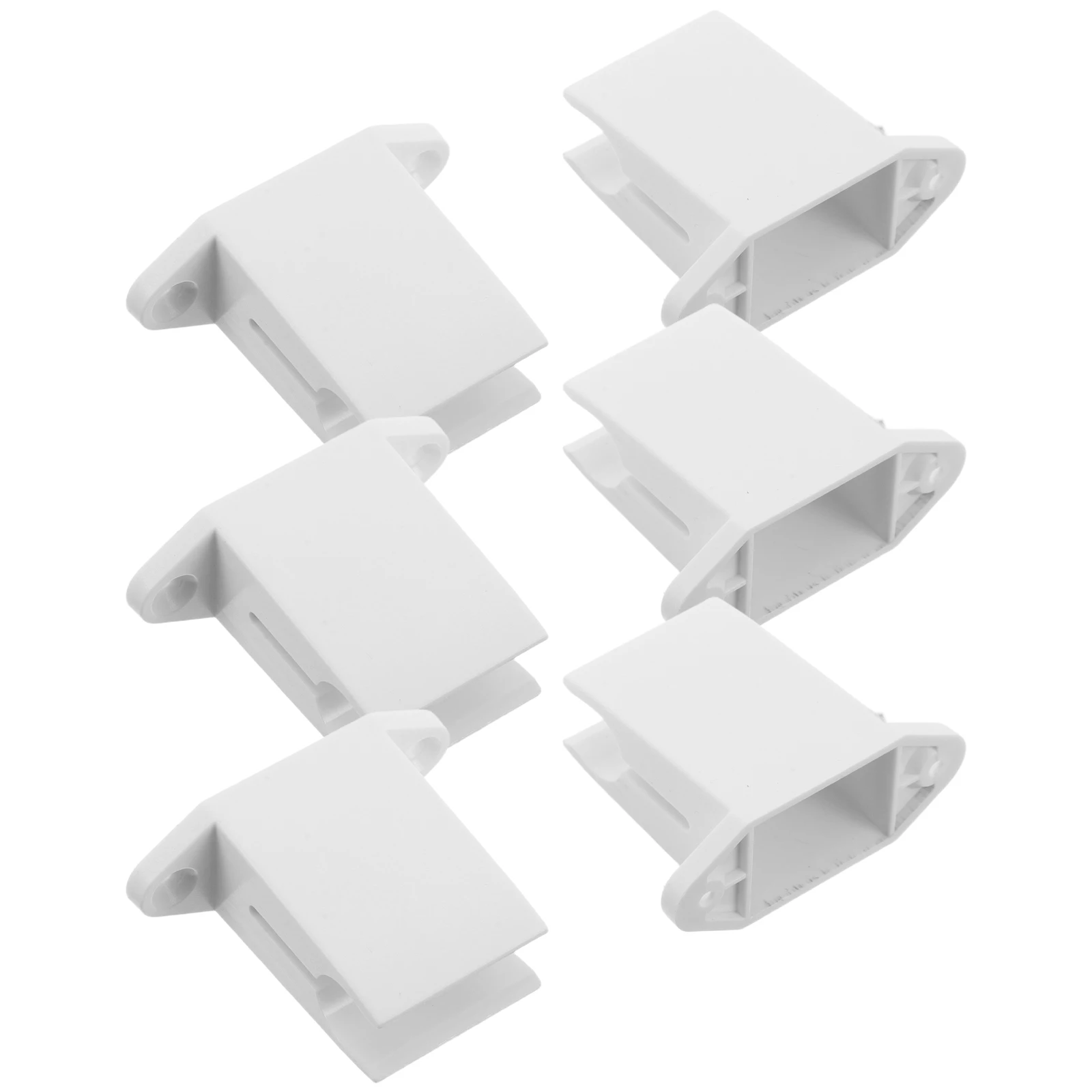 6pcs Roller Shutter Crank Handle Bracket 13Mm White Plastic Wall Mount For Awning Curtain Hardware Rv Residential Commercial Use