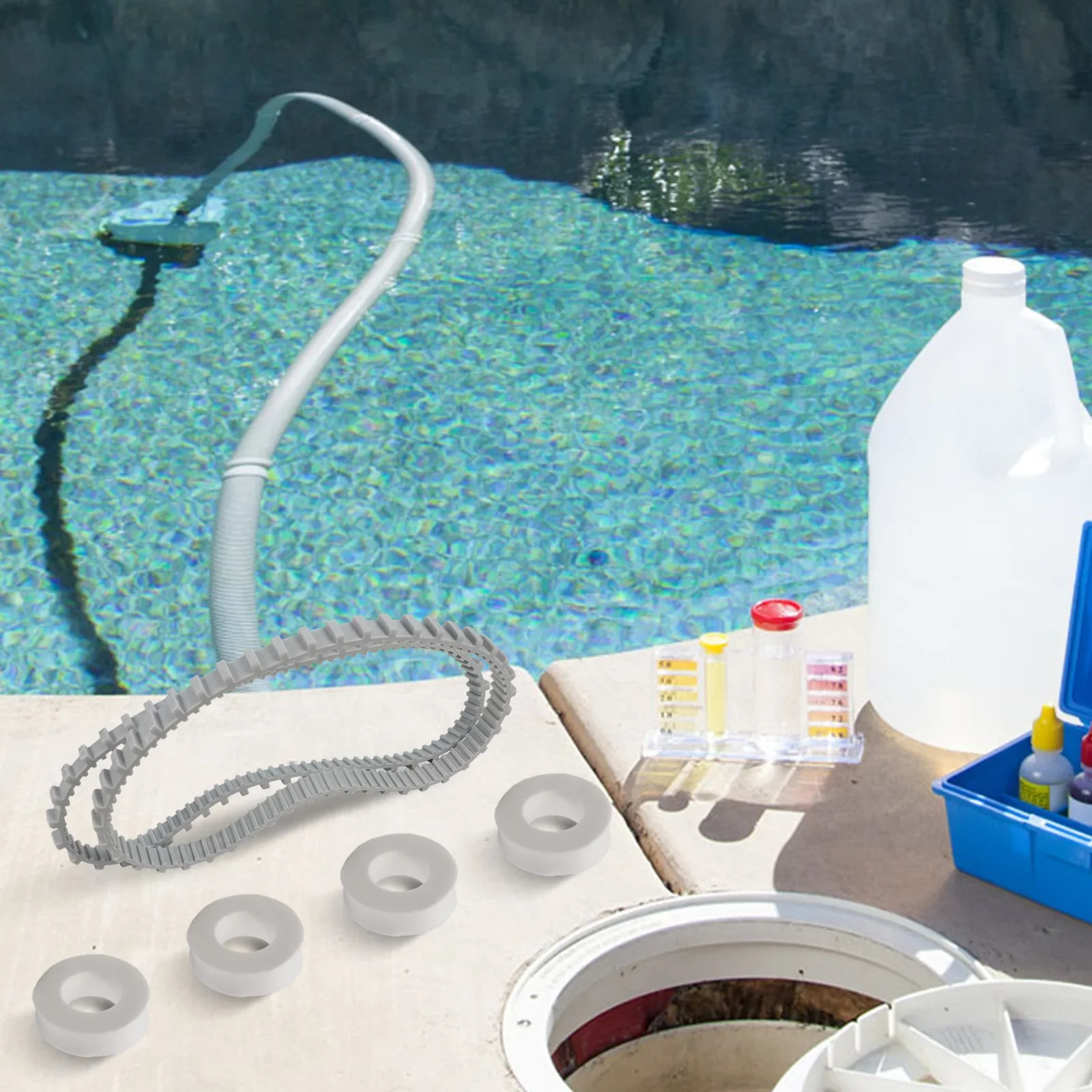 

Восстановите робот-очиститель для бассейна Dolphin со сменной дорожкой 9985006r2 и кольцами для восхождения 6101611r4