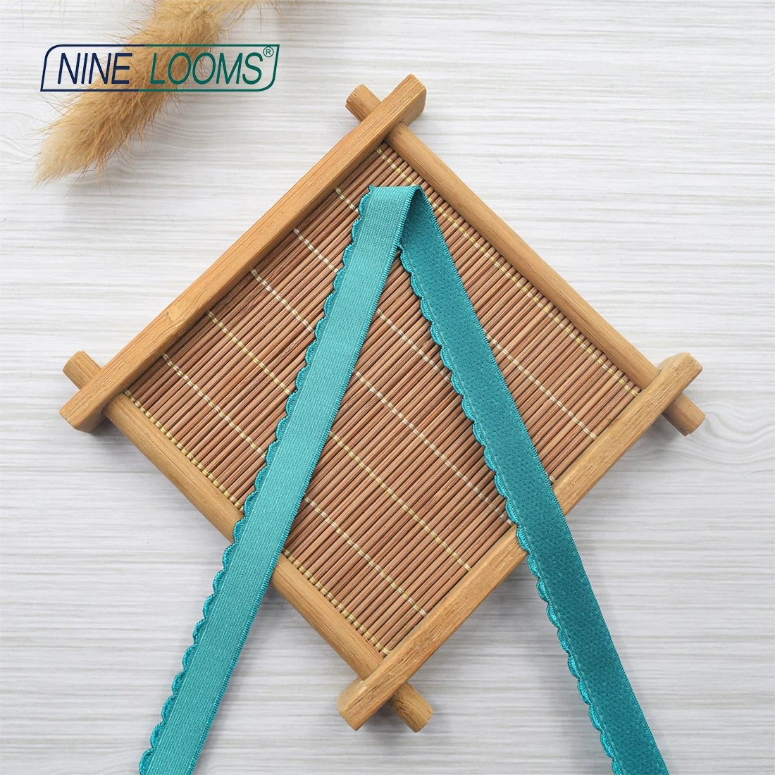 NINE LOOMS Picot BH-Träger, elastisches Band, 3/8 Zoll, 1/2 Zoll, 5/8 Zoll, 10 mm, 13 mm, Schulterband, Unterwäsche, Dessous, Herstellung, Nähbesatz, 2 5 10 Yard – Detail 1