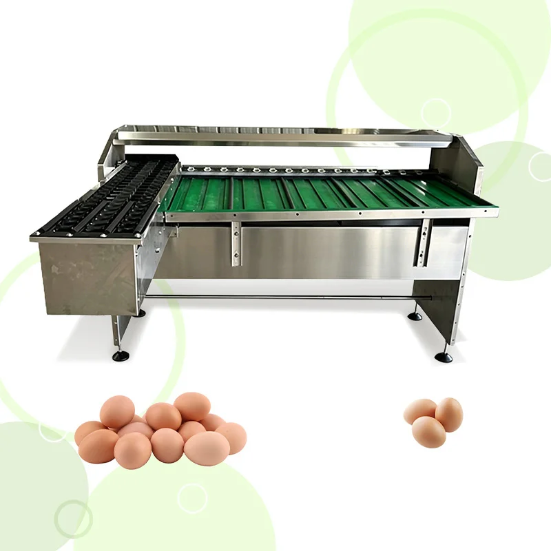 Mobile Egg Sorting Machine Easy Move Egg Size Separator for Multiple Poultry Breeding Sites