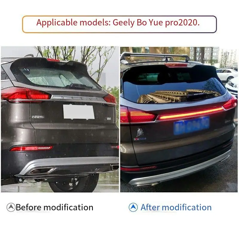 For Geely Atlas Pro/Boyue Pro 2020 2021 2022 Through Tail Lamp LED Assembly Streaming Direction Plug And Play Turn Signal DRL