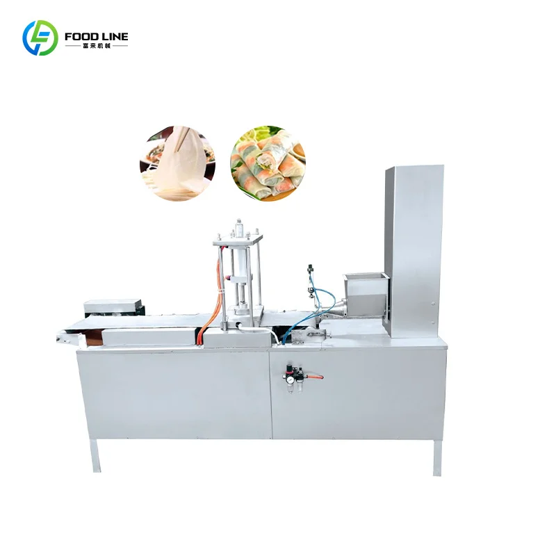 Tortilla Production Line Touch Screen Control Tortilla Forming Baking Line for Mexican Food Manufacturing
