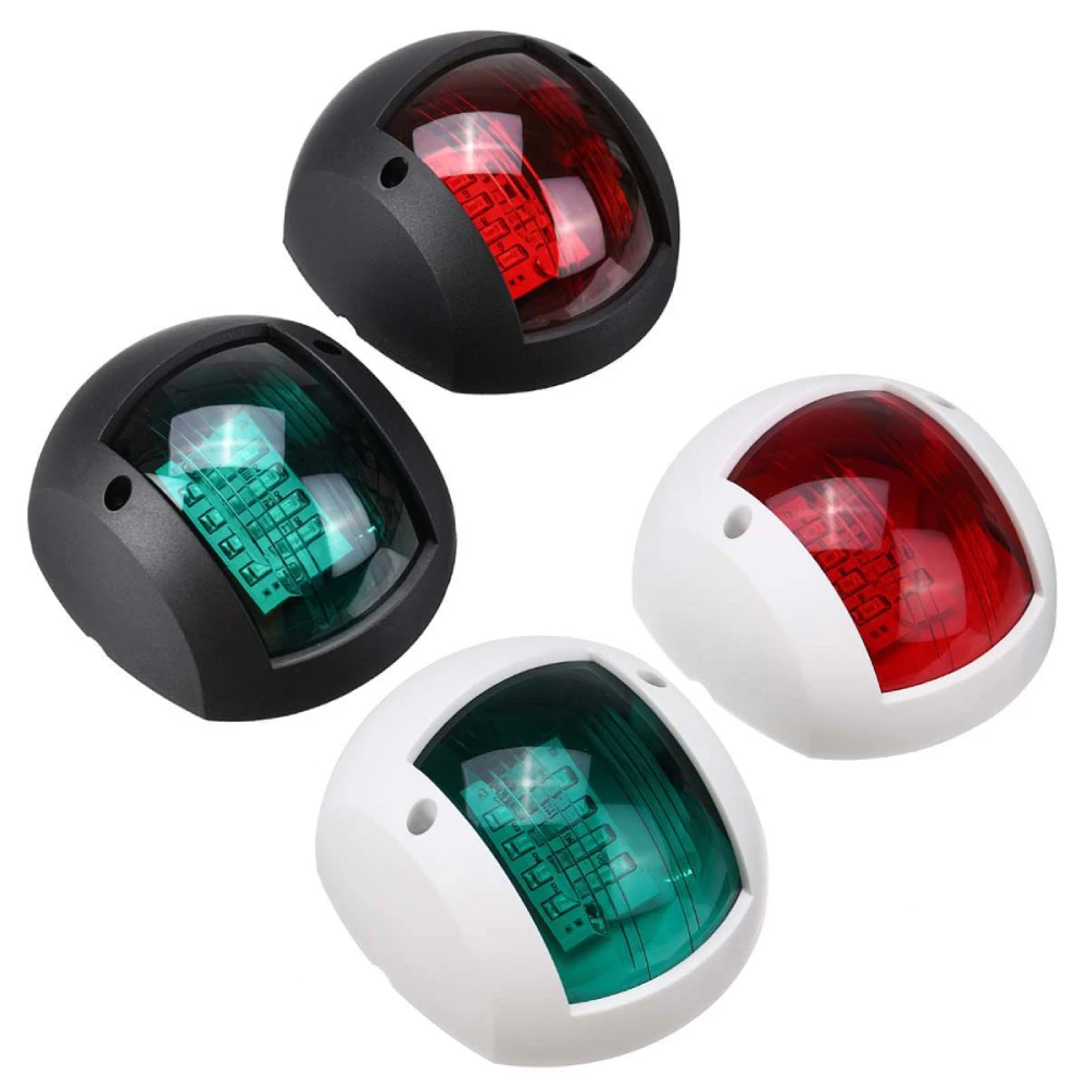 1 Pair Navigation Lights For Boats 12V 24V LED Running Lights Boat Position Light Yacht Marine Signal Lamp Waterproof Red Green