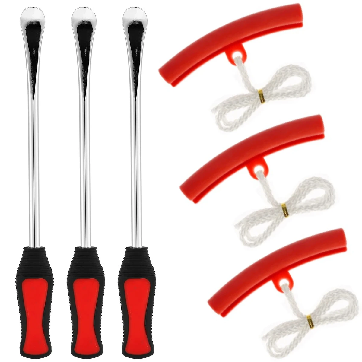 Neue Reifenwechselhebel-Werkzeuge, Motorrad-Reifenreparatur-Set, Auto-Reifenheber, Fahrrad-Reifenheber, Felgenschutz, Reifenreparaturwerkzeug – Detail 2