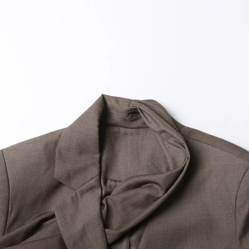 بدلة راقية للسيدات لخريف وشتاء جديد مخصص متعدد الارتداء شال بأكمام طويلة ملابس نسائية ملابس خارجية ropa mujer