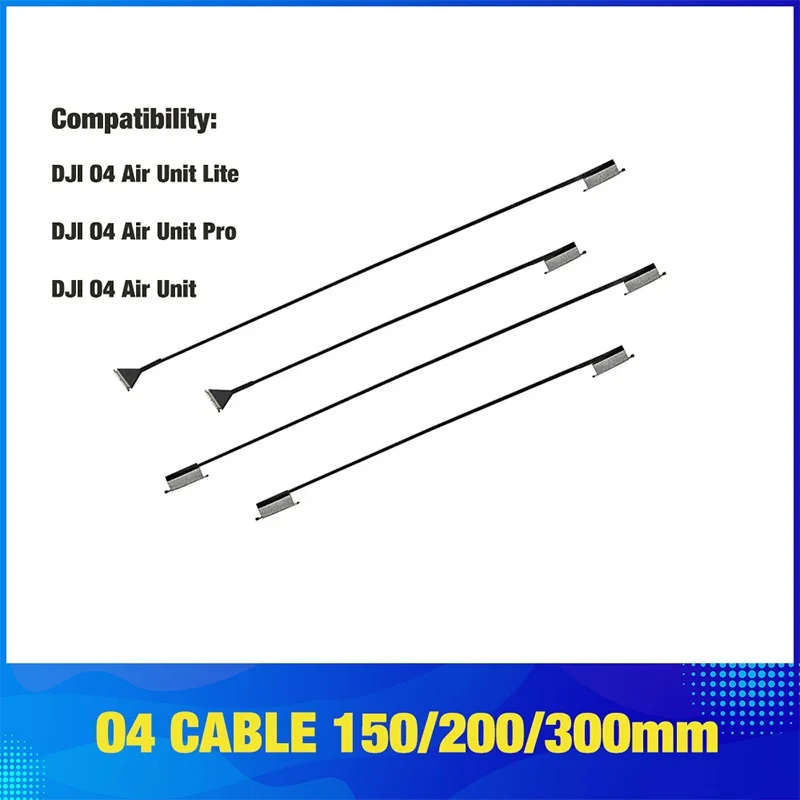 

O4/O4 Pro/O4 Lite Air Unit FPV System Kit-Coaxial Cable 150/200/300mm Plug&Play VTX for DJI avata drone parts upgrade accessorie