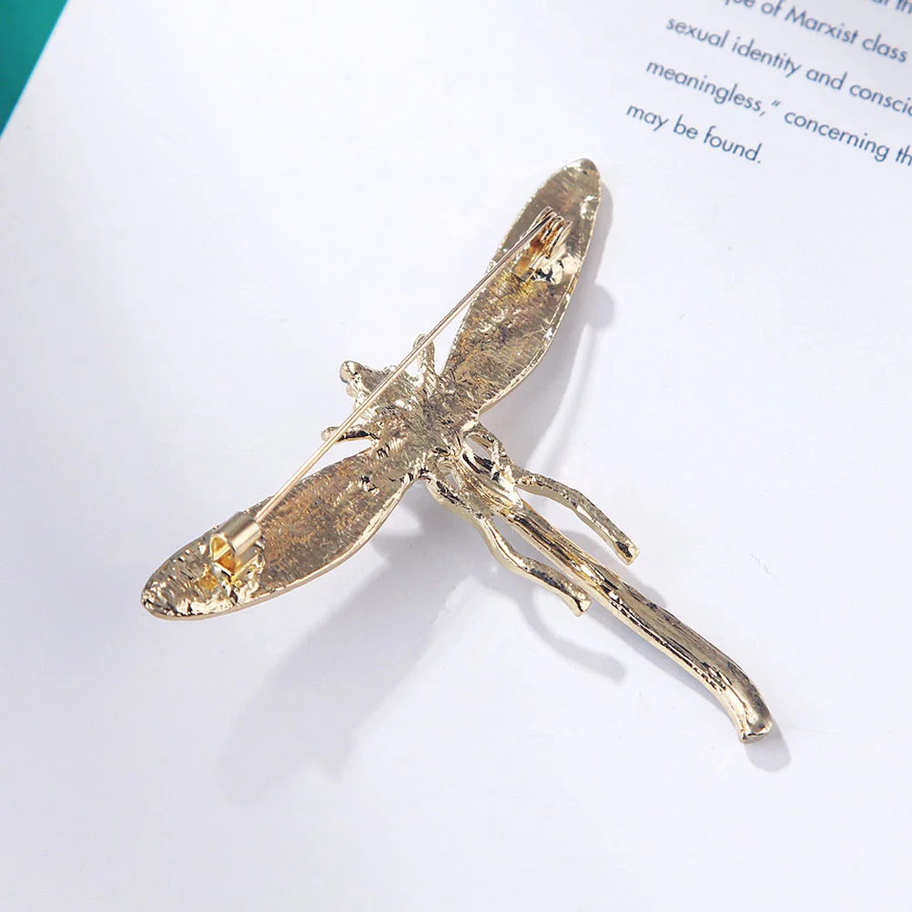 Broche Pins para mujer Libélula Decoración retro Bufanda Ropa Insignia Ropa de moda