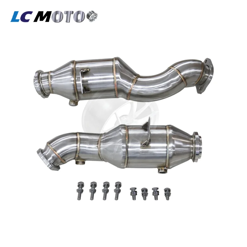 Exhaust Downpipe For Mercedes Benz GLC43 AMG 3.0T 2017-2019 LHD