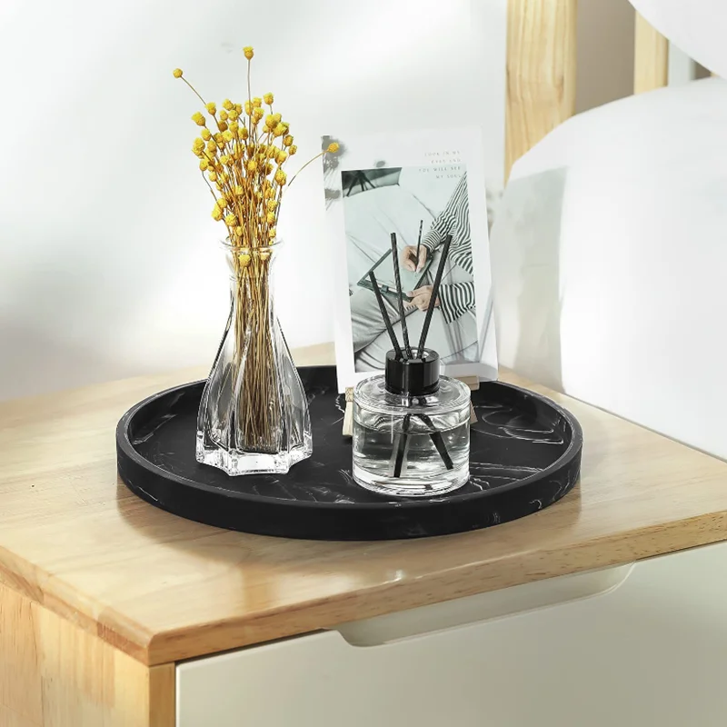 

Bathroom Silicone Tray Decorative Trays Home Table Decor Countertop Organizer Kitchen Storage Holder