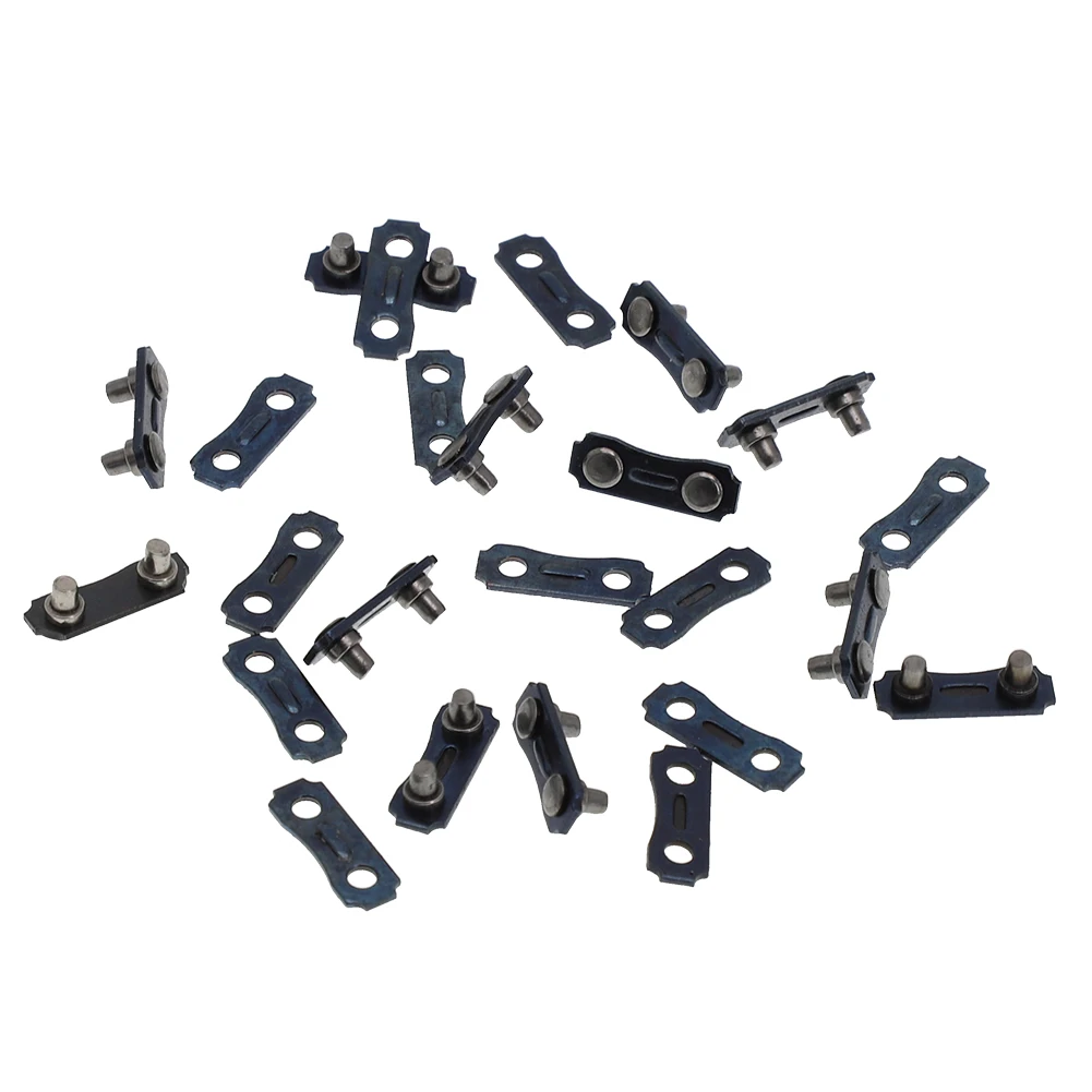 12 Sets Chainsaw Chain Links 3/8LP Pitch 0.050 Gauge for Chain Repair Work on Standard Guide Bars and Drive Sprockets