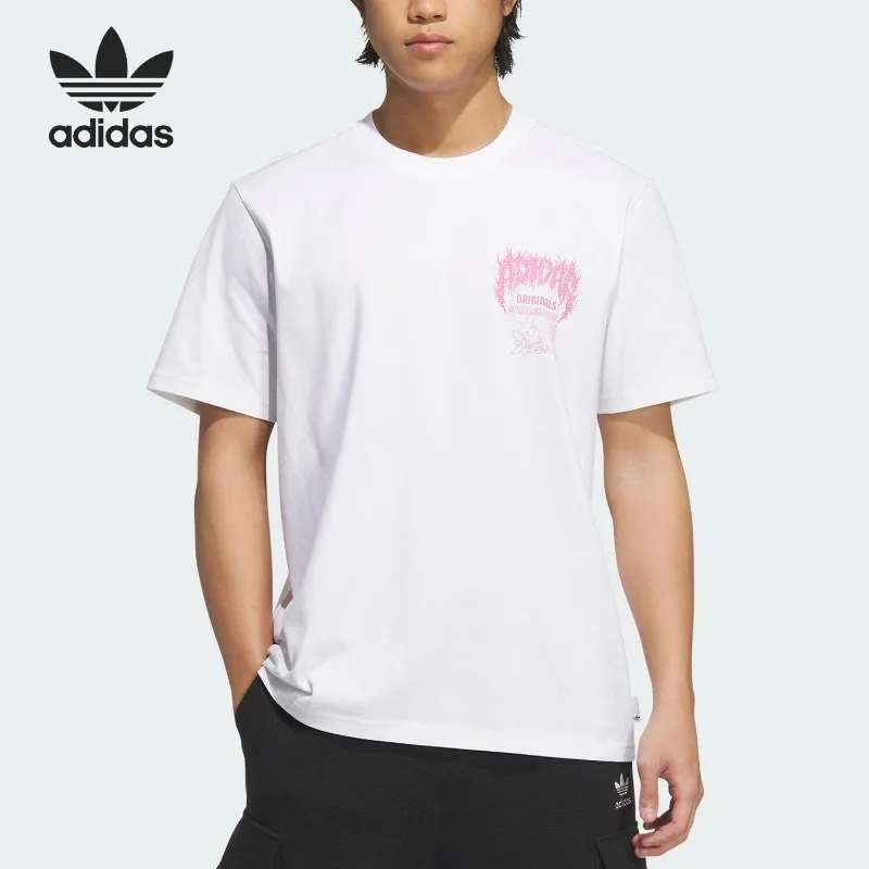 

Adidas Clover Men's Daily Knitting Pattern Breathable Short Sleeve KA2255